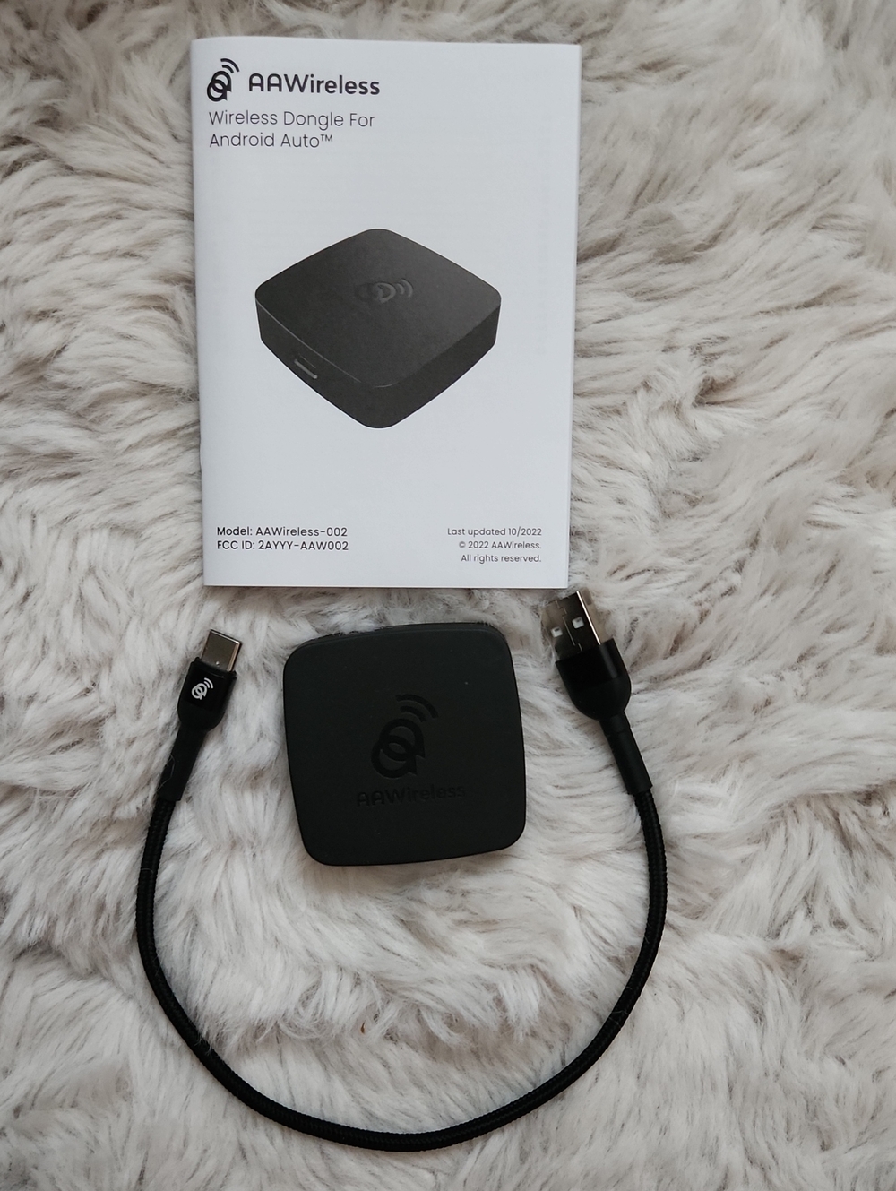 EUC AAWireless Dongle for Android Auto